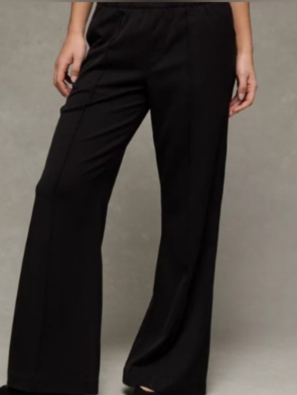 AE Black Low-Rise Kick Boot Trouser